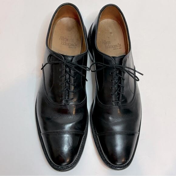 Allen Edmonds Park Avenue Black Leather Cap Toe Oxford Dress Shoe Men\'s 10AA main image 11